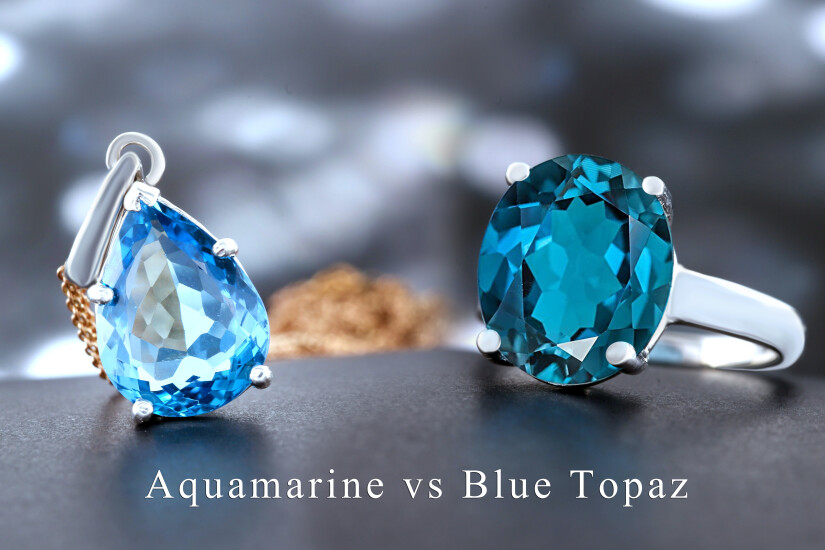Aquamarine vs Blue Topaz