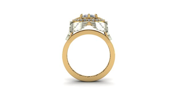 2 Tone Harry Potter Engagement Ring