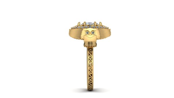 2 Tone Harry Potter Engagement Ring