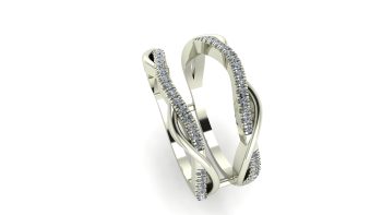 Pavé Wedding Rings