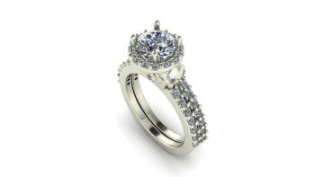 Pavé Engagement Rings