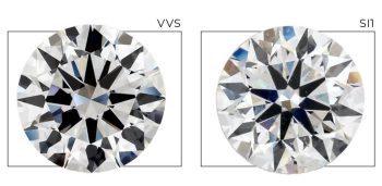 What Is A VVS Diamond"VS" stands for Very Slightly Included, which means that the diamond has minor inclusions that are difficult to see under 10x magnification. These inclusions may include tiny crystals, feathers, or clouds within the diamond.