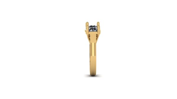 3 Stone Trellis Engagement Ring