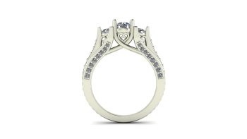 3 stone engagement ring