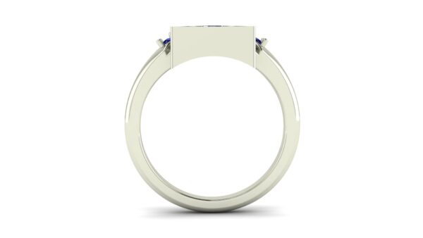 3 Stone Deathly Hallows Engagement Ring
