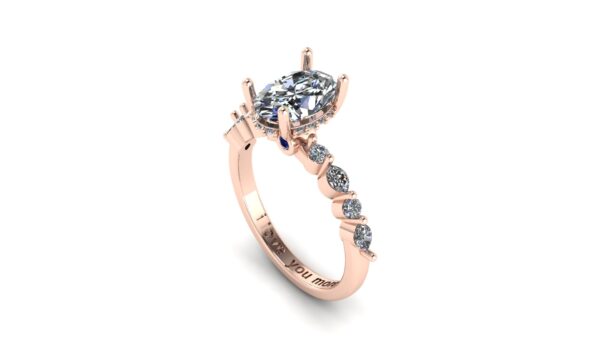 Mixed Cut Engagement Ring