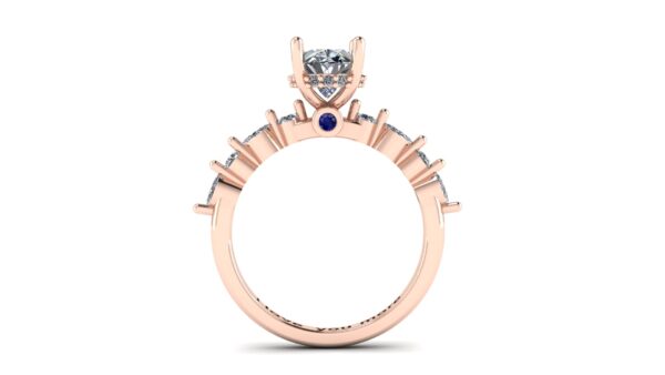 Mixed Cut Engagement Ring