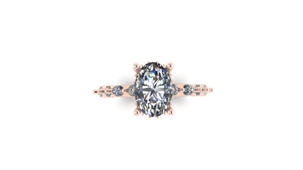 Mixed Cut Engagement Ring