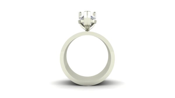 Cigar Band Engagement Ring