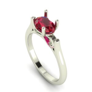 East West Infinity Engagement Ring