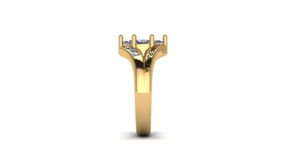 Offset Split Shank Class Ring