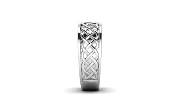 Emerald Celtic Wedding Ring