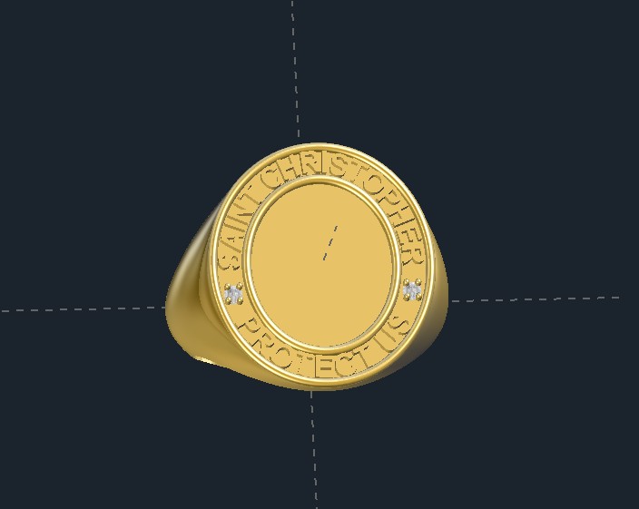 Saint Christopher Ring