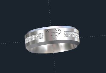 superman wedding ring