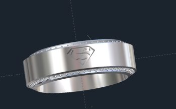 superman wedding ring