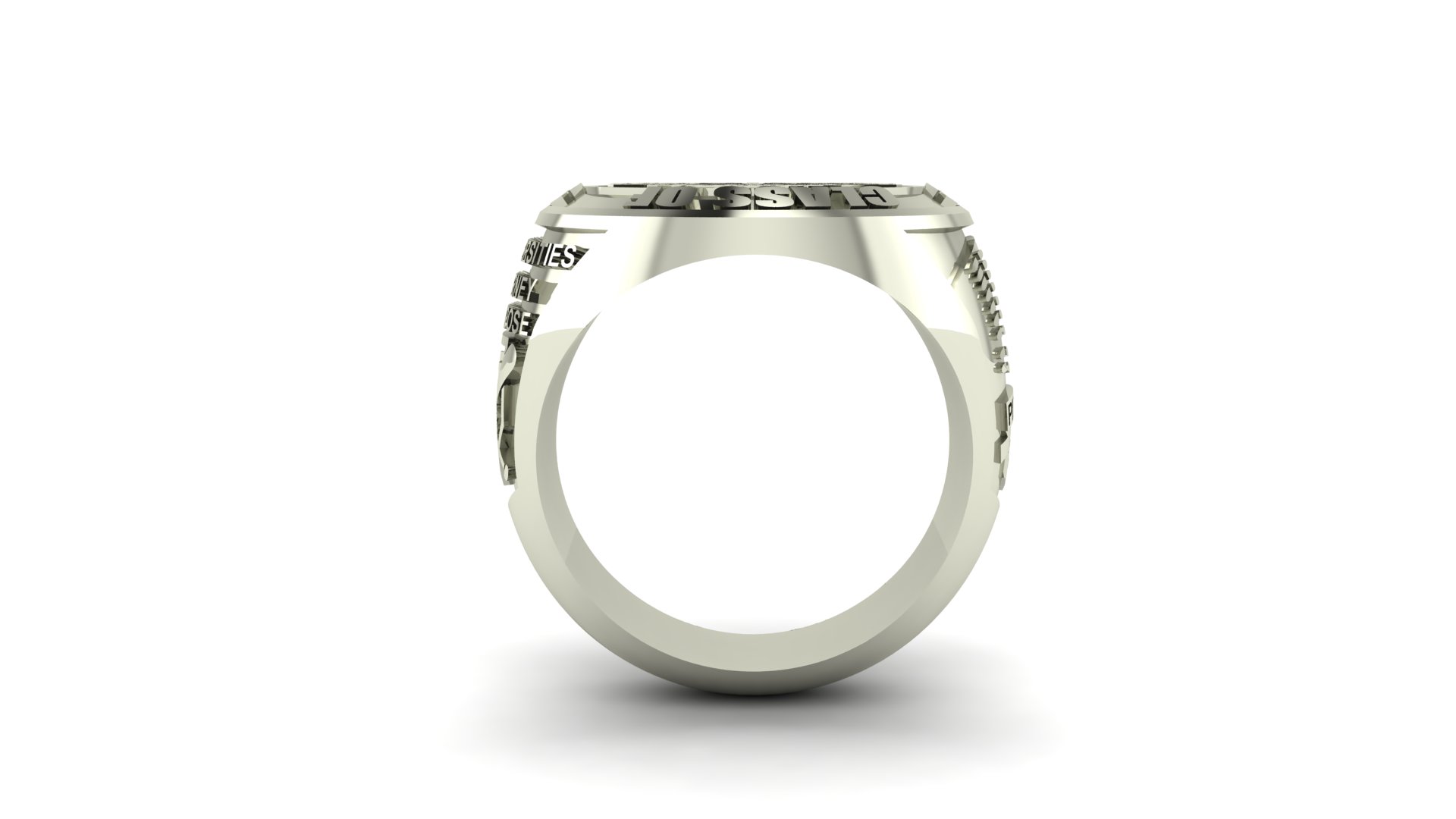 Three School Class Ring