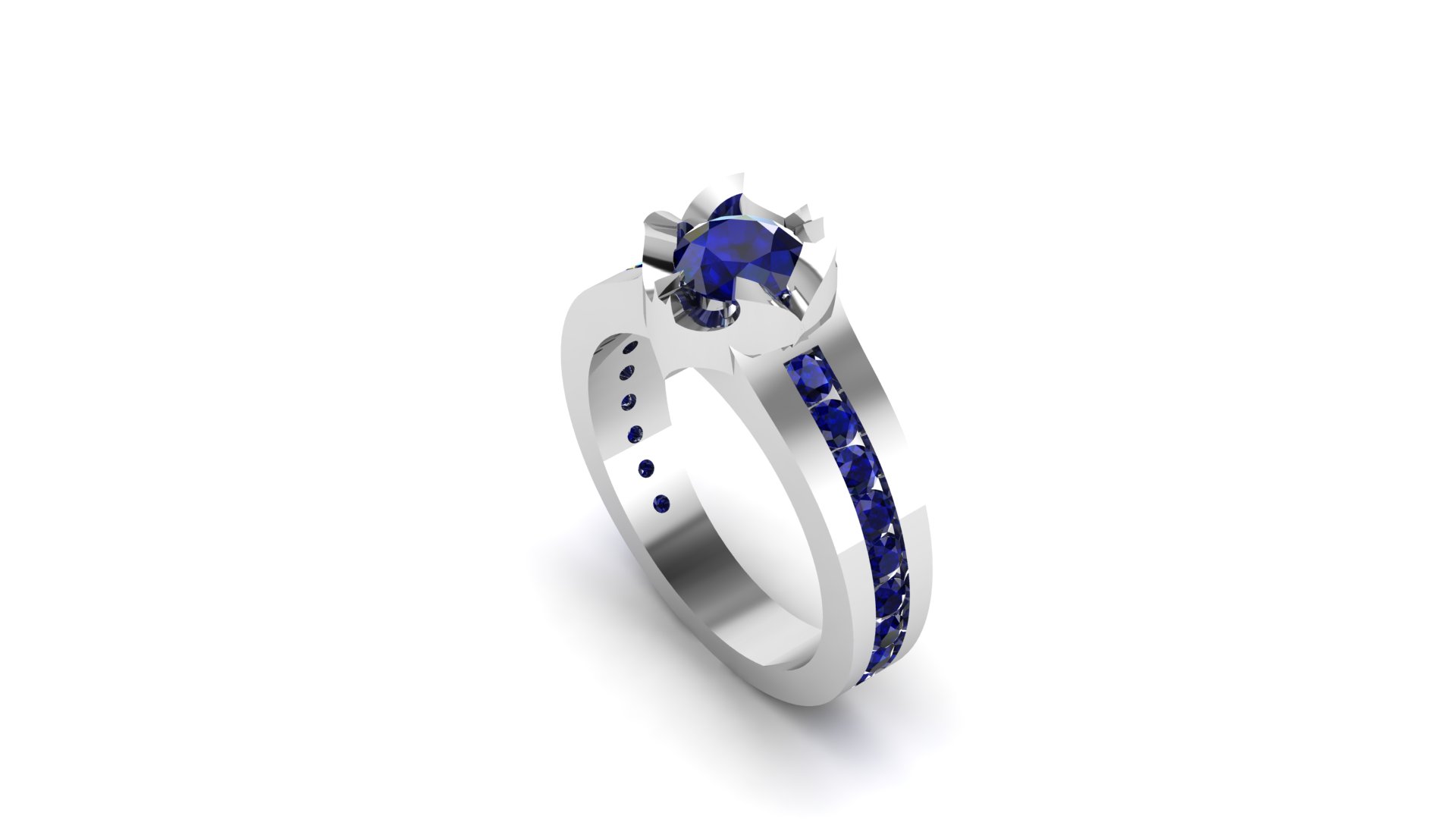 Dark Knight Batman Engagement Ring