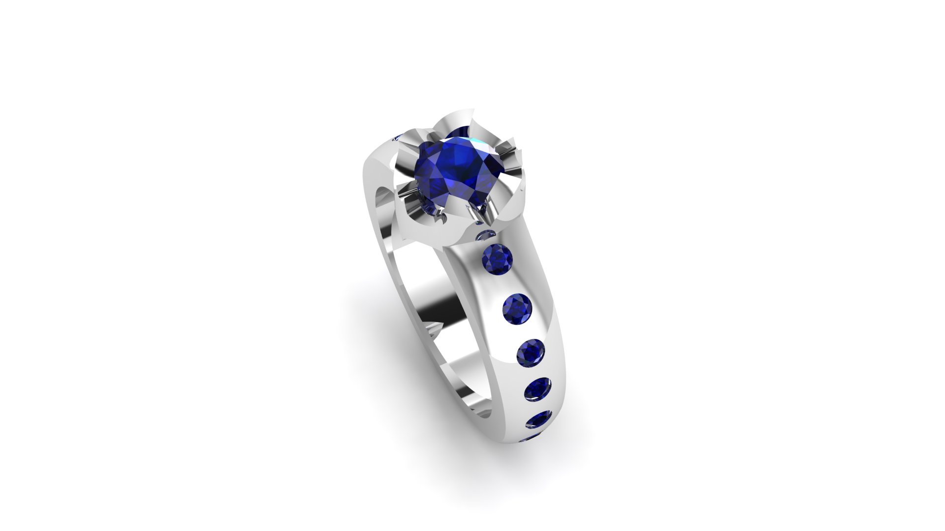 Dark Knight Batman Engagement Ring