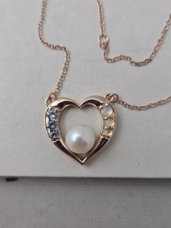 Heart & Gemstone Pendant